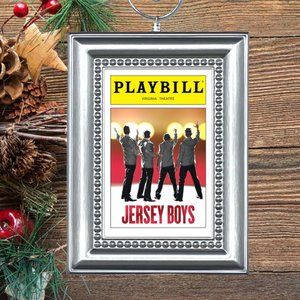 Jersey Boys Broadway Musical Playbill‎ Christmas Tree Ornament